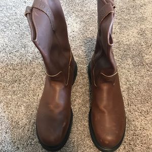 Red Wing Slip On 12D Leather Work Boots